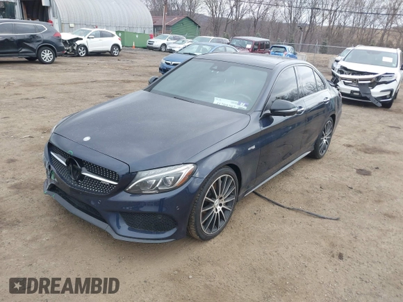 2017 Mercedes-Benz C 43 AMG with VIN 55SWF6EB5HU210594, listed as a IAAI auction lot 41709797 with 63,215 mi miles and . Bid and sale history available at DreamBid. Image 17.