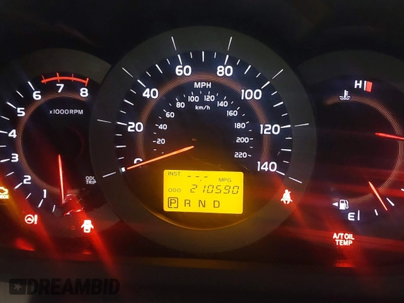 2009 Toyota RAV4 Ltd with VIN JTMBF31VX9D017204, listed as a IAAI auction lot 41630093 with 210,590 mi miles. Bid and sale history available at carsss.com. Image 7.
