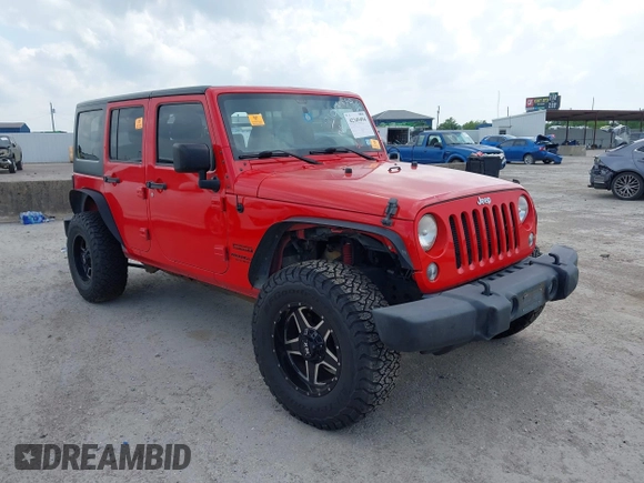 2015 Jeep Wrangler Unlimited Sport with VIN 1C4HJWDGXFL575918, listed as a IAAI auction lot 42349494 with Not provided miles and . Bid and sale history available at DreamBid. Image 1.