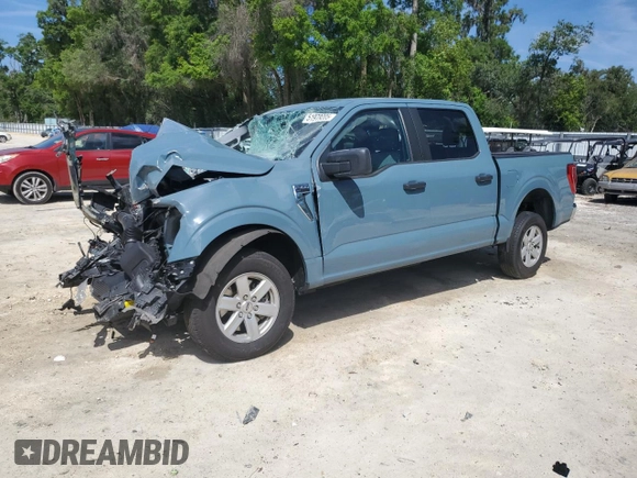 2023 Ford F-150 XL with VIN 1FTEW1C84PKD23395, listed as a Copart auction lot 51979205 with 43,001 mi miles and Non repairable. Bid and sale history available at DreamBid. Image 1.