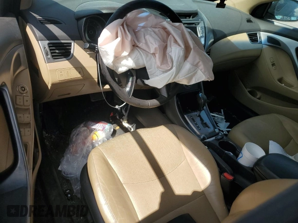 2013 Hyundai Elantra Limited with VIN KMHDH4AE4DU781496, listed as a Copart auction lot 55837765 with 149,815 mi miles and Salvage Title. Bid and sale history available at DreamBid. Image 8.