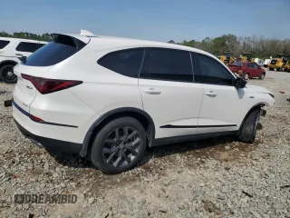 2023 Acura MDX w/A-Spec Package with VIN 5J8YE1H09PL011250, listed as a Copart auction lot 50693535 with 51,523 mi miles and Salvage title. Bid and sale history available at DreamBid. Image 3.