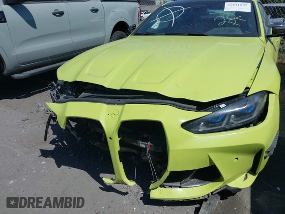 2021 BMW M4 Competition z VIN WBS33AZ00MCH53976, wystawiony jako IAAI lot #41831507 z przebiegiem Nie podano mil oraz . Historia ofert i sprzedaży dostępna na DreamBid. Obrazek 13.