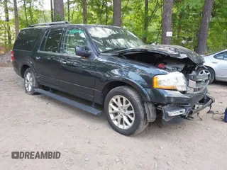 2015 Ford Expedition Max Limited z VIN 1FMJK2AT5FEF48506, wystawiony jako IAAI lot #42154929 z przebiegiem 182 043 mil mil oraz . Historia ofert i sprzedaży dostępna na DreamBid. Obrazek 1.