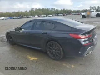 2021 BMW 8 Series M850i with VIN WBAGV8C01MCF46837, listed as a Copart auction lot 84396514 with 45,688 mi miles and Salvage Title. Bid and sale history available at DreamBid. Image 2.