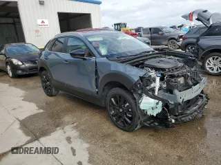 2023 Mazda CX-30 S Carbon Edition with VIN 3MVDMBCM9PM573338, listed as a Copart auction lot 47955565 with 19,814 mi miles and Salvage Title. Bid and sale history available at DreamBid. Image 4.