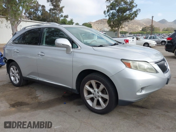 2010 Lexus RX 350 with VIN JTJBK1BA1A2002745, listed as a IAAI auction lot 42232223 with 217,076 mi miles and . Bid and sale history available at DreamBid. Image 1.