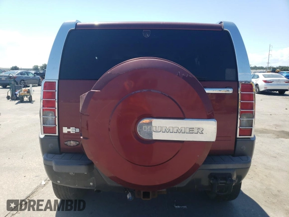 2007 Hummer H3 SUV with VIN 5GTDN13E978198694, listed as a Copart auction lot 72795974 with 216,233 mi miles and Clean Title. Bid and sale history available at carsss.com. Image 6.