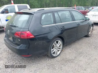 2017 Volkswagen Golf SportWagen S with VIN 3VWC17AU5HM522262, listed as a IAAI auction lot 41974987 with 93,905 mi miles. Bid and sale history available at carsss.com. Image 4.