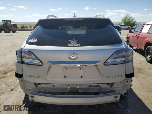 2010 Lexus RX 350 with VIN 2T2ZK1BA6AC010077, listed as a Copart auction lot 52086655 with 160,041 mi miles and Salvage Title. Bid and sale history available at DreamBid. Image 6.