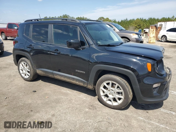 2020 Jeep Renegade Latitude with VIN ZACNJABB2LPL79764, listed as a Copart auction lot 48976635 with 79,102 mi miles and Salvage Title. Bid and sale history available at carsss.com. Image 4.