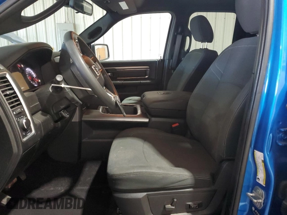 2021 Ram 1500 Classic Warlock with VIN 1C6RR7GG6MS554380, listed as a Copart auction lot 48504175 with 52,477 mi miles and Salvage Title. Bid and sale history available at carsss.com. Image 7.