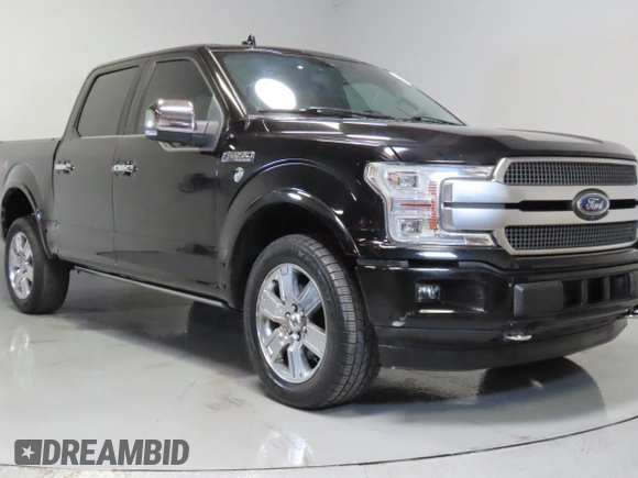 2019 Ford F-150 XL with VIN 1FTEW1E45KFD01319, listed as a Copart auction lot 62523765 with 90,871 mi miles and Salvage title. Bid and sale history available at DreamBid. Image 1.