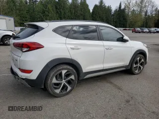 2017 Hyundai Tucson Sport with VIN KM8J3CA25HU570945, listed as a Copart auction lot 52555265 with 124,192 mi miles and Salvage Title. Bid and sale history available at DreamBid. Image 3.