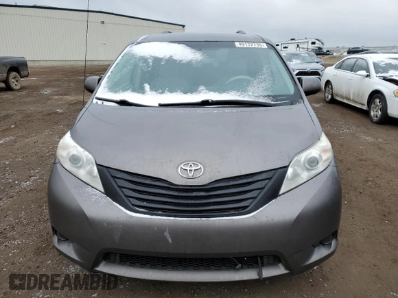 2011 Toyota Sienna with VIN 5TDZK3DC9BS108091, listed as a Copart auction lot 49172735 with 398,819 mi miles and Salvage Title. Bid and sale history available at carsss.com. Image 5.