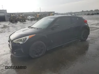 2013 Hyundai Veloster Turbo w/Black Int with VIN KMHTC6AE8DU100228, listed as a Copart auction lot 54196805 with 123,016 mi miles and Clean Title. Bid and sale history available at carsss.com. Image 1.