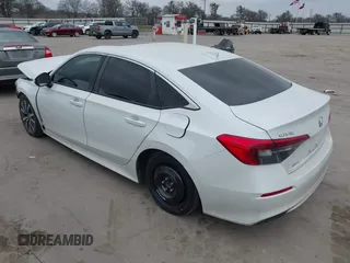 2023 Honda Civic Sedan EX with VIN 2HGFE1F75PH302767, listed as a IAAI auction lot 41521437 with 40,498 mi miles. Bid and sale history available at carsss.com. Image 3.