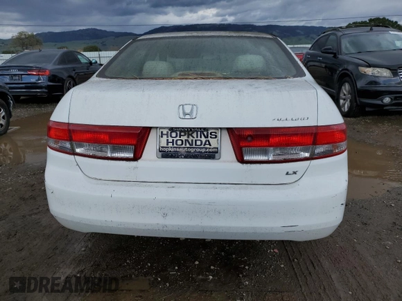 2003 Honda Accord LX z VIN JHMCM56333C022317, wystawiony jako Copart lot #48175075 z przebiegiem 74 228 mil mil oraz Nie do naprawy • Non repairable. Historia ofert i sprzedaży dostępna na DreamBid. Obrazek 6.