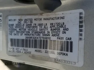 2007 Toyota Corolla CE with VIN 1NXBR32E47Z793830, listed as a Copart auction lot 50402245 with 195,154 mi miles and Salvage Title. Bid and sale history available at carsss.com. Image 14.