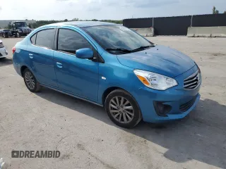2019 Mitsubishi Mirage ES z VIN ML32F3FJ8KHF16562, wystawiony jako Copart lot #55460175 z przebiegiem 142 557 mil mil oraz Szkoda całkowita • Salvage title. Historia ofert i sprzedaży dostępna na DreamBid. Obrazek 4.