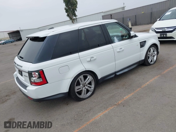 2013 Land Rover Range Rover Sport HSE Lux with VIN SALSK2D40DA806277, listed as a IAAI auction lot 42467451 with 168,622 mi miles and . Bid and sale history available at DreamBid. Image 4.