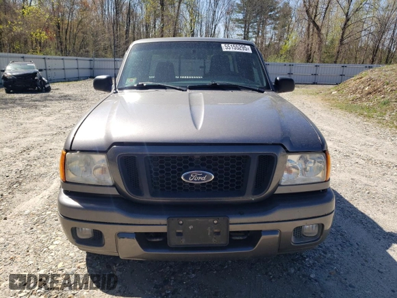2005 Ford Ranger XLT z VIN 1FTZR45E15PA82912, wystawiony jako Copart lot #55155295 z przebiegiem 98 926 mil mil oraz Czysty tytuł • Clean title. Historia ofert i sprzedaży dostępna na DreamBid. Obrazek 5.
