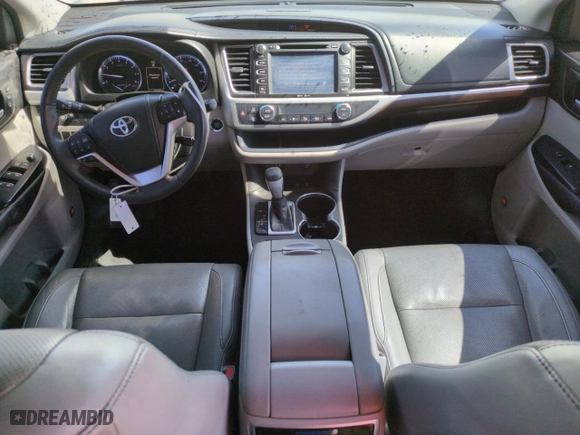2014 Toyota Highlander Limited with VIN 5TDDKRFH3ES026917, listed as a Copart auction lot 48786845 with 92,859 mi miles and Salvage Title. Bid and sale history available at carsss.com. Image 8.