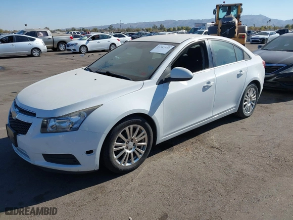 2013 Chevrolet Cruze ECO with VIN 1G1PJ5SB7D7265088, listed as a IAAI auction lot 41387148 with 141,881 mi miles. Bid and sale history available at carsss.com. Image 2.