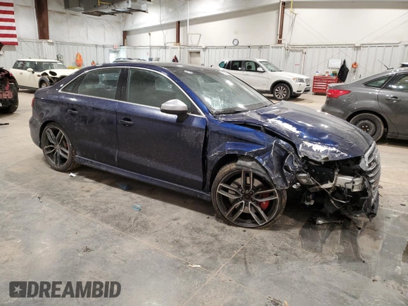 2017 Audi S3 Premium Plus z VIN WAUB1GFF2H1055563, wystawiony jako Copart lot #43581855 z przebiegiem 37 969 mil mil oraz Czysty tytuł • Clean title. Historia ofert i sprzedaży dostępna na DreamBid. Obrazek 4.