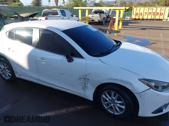 2014 Mazda 3 i Touring with VIN JM1BM1L77E1117166, listed as a IAAI auction lot 41336048 with 88,808 mi miles and . Bid and sale history available at DreamBid. Image 6.