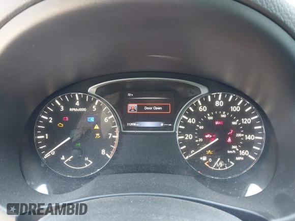 2018 Nissan Altima 2.5 SR with VIN 1N4AL3AP4JC284490, listed as a IAAI auction lot 41795563 with 112,936 mi miles. Bid and sale history available at carsss.com. Image 7.