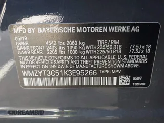 2019 MINI Countryman Cooper S with VIN WMZYT3C51K3E95266, listed as a IAAI auction lot 42531352 with 67,987 mi miles and . Bid and sale history available at DreamBid. Image 9.