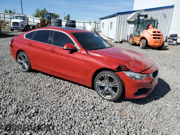 2017 BMW 4 Series 430i xDrive with VIN WBA4F9C54HG439603, listed as a Copart auction lot 62525125 with 40,331 mi miles and Salvage title. Bid and sale history available at DreamBid. Image 4.