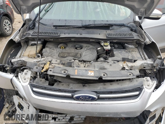 2016 Ford Escape Titanium with VIN 1FMCU0J95GUB96384, listed as a Copart auction lot 45407675 with 85,817 mi miles and Salvage Title. Bid and sale history available at carsss.com. Image 12.