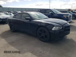 2014 Dodge Charger SXT with VIN 2C3CDXHG2EH144068, listed as a Copart auction lot 45100155 with 167,872 mi miles and Salvage Title. Bid and sale history available at carsss.com. Image 4.