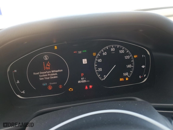 2019 Honda Accord Sedan LX 1.5T with VIN 1HGCV1F19KA030620, listed as a Copart auction lot 49525485 with 51,020 mi miles and Salvage Title. Bid and sale history available at carsss.com. Image 9.