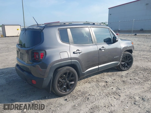 2017 Jeep Renegade Latitude with VIN ZACCJABB3HPG05926, listed as a IAAI auction lot 42157458 with 90,859 mi miles and . Bid and sale history available at DreamBid. Image 4.