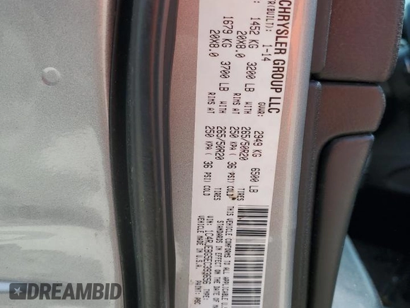 2014 Jeep Grand Cherokee Limited with VIN 1C4RJEBG5EC393656, listed as a Copart auction lot 51780795 with 191,182 mi miles and Clean Title. Bid and sale history available at carsss.com. Image 12.