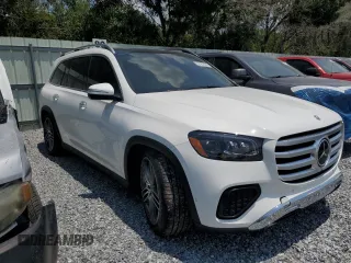 2024 Mercedes-Benz GLS 450 with VIN 4JGFF5KEXRB087062, listed as a Copart auction lot 56162235 with 20,550 mi miles and Salvage title. Bid and sale history available at DreamBid. Image 4.
