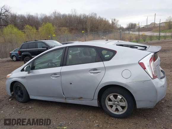 2012 Toyota Prius One with VIN JTDKN3DU5C5449903, listed as a IAAI auction lot 42070487 with 399,464 mi miles. Bid and sale history available at carsss.com. Image 14.