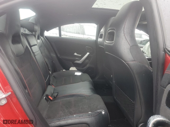 2023 Mercedes-Benz CLA with VIN W1K5J4GB1PN418006, listed as a Copart auction lot 46651255 with 19,887 mi miles and Salvage Title. Bid and sale history available at carsss.com. Image 10.