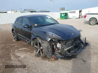 2024 Porsche Macan with VIN WP1AA2A54RLB00734, listed as a IAAI auction lot 41348557 with 13,083 mi miles and . Bid and sale history available at DreamBid. Image 1.