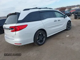 2024 Honda Odyssey Elite with VIN 5FNRL6H93RB000285, listed as a IAAI auction lot 40906174 with 20,146 mi miles. Bid and sale history available at carsss.com. Image 4.