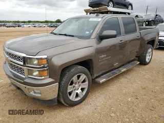 2014 Chevrolet Silverado 1500 LT with VIN 3GCPCREC3EG182065, listed as a Copart auction lot 54537345 with 165,709 mi miles and Salvage Title. Bid and sale history available at carsss.com. Image 1.