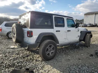 2022 Jeep Wrangler Unlimited Sport S with VIN 1C4HJXDG3NW249168, listed as a Copart auction lot 82494984 with 36,795 mi miles and Salvage Title. Bid and sale history available at carsss.com. Image 3.