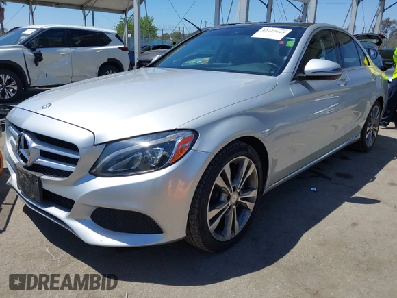 2017 Mercedes-Benz C 300 with VIN 55SWF4JB7HU183618, listed as a IAAI auction lot 42227615 with 72,028 mi miles and . Bid and sale history available at DreamBid. Image 2.