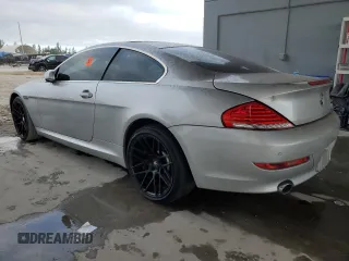 2008 BMW 6 Series 650i with VIN WBAEA53518CV85105, listed as a Copart auction lot 80795014 with 0 mi miles and Clean Title. Bid and sale history available at carsss.com. Image 2.