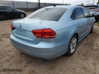 2012 Volkswagen Passat SE with VIN 1VWBH7A37CC057623, listed as a Copart auction lot 61260982 with 110,455 mi miles and Non Repairable. Bid and sale history available at carsss.com. Image 4.