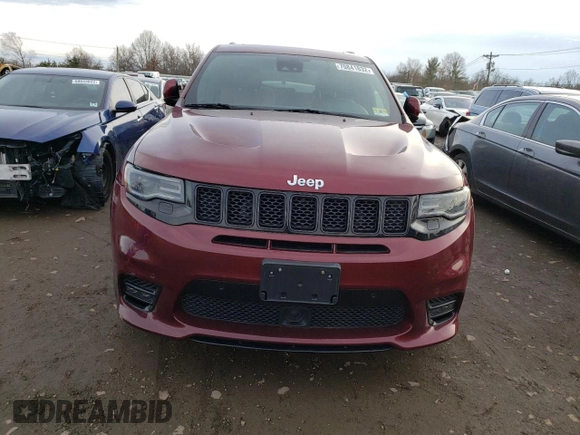 2017 Jeep Grand Cherokee SRT with VIN 1C4RJFDJ3HC919625, listed as a Copart auction lot 56986453 with 52,711 mi miles and Salvage Title. Bid and sale history available at carsss.com. Image 5.