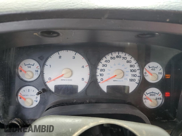 2005 Dodge 2500 SLT with VIN 3D7KS28C75G858376, listed as a Copart auction lot 61178125 with 326,238 mi miles and Salvage title. Bid and sale history available at DreamBid. Image 9.